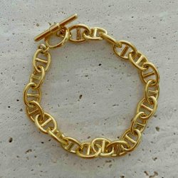 FRIIHOF+SIIG - GULDBELAGT ARMBND 