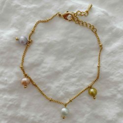 FRIIHOF+SIIG - GULDBELAGT ARMBND 