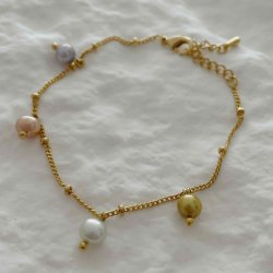 FRIIHOF+SIIG - GULDBELAGT ARMBND 