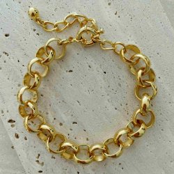 FRIIHOF+SIIG - ZOYA - GULDBELAGT ARMBND