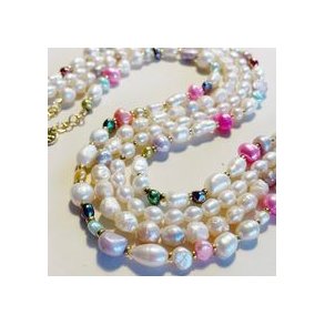 MULTI PEARLS HALSKÆDER