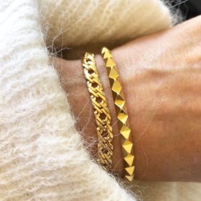 GULDBELAGTE ARMBÅND