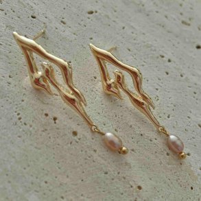 FRIIHOF+SIIG - FLAME - GULDBELAGTE RERINGE 