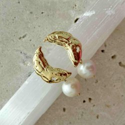 FRIIHOF+SIIG - MOON - GULDBELAGTE RESTIKKER