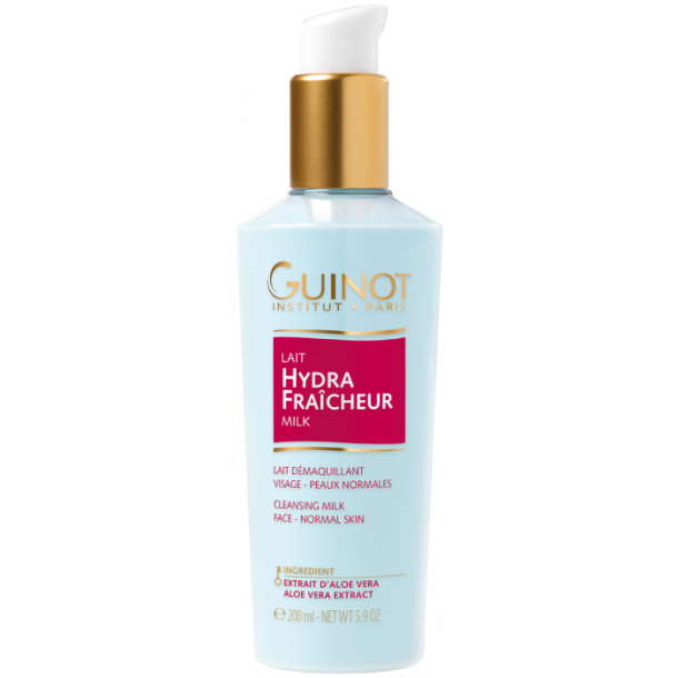 GUINOT - LAIT HYDRA FRAICHEUR - RENSEMLK - NORMAL HUD/ALLE HUDTYPER - 200 ML