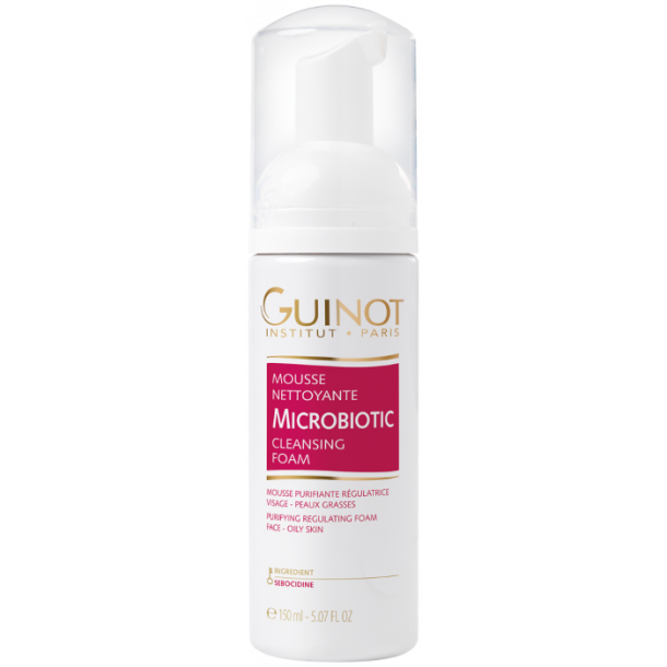 GUINOT - MICROBIOTIC MOUSSE - RENSESKUM - FEDTET/URENHUD - 150 ML.