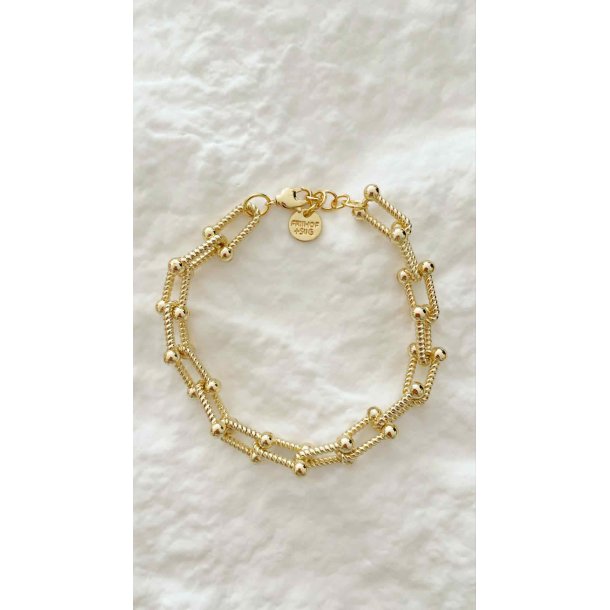 FRIIHOF+SIIG - 2023226 - GULDBELAGT ARMBND - PERNILLE