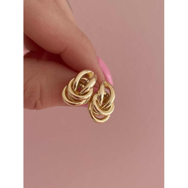 FRIIHOF+SIIG - KNOT - GULDBELAGTE �RESTIKKER