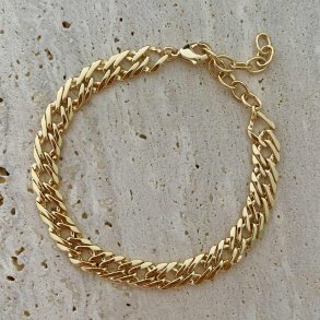 FRIIHOF+SIIG - GULDBELAGT ARMBND