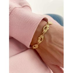 FRIIHOF+SIIG - BALI - GULDBELAGT ARMB�ND