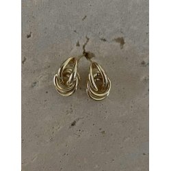 FRIIHOF+SIIG - KNOT - GULDBELAGTE �RESTIKKER