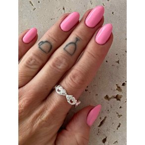 FRIIHOF+SIIG - BALI - RHODIUM (S�LVLOOK) JUSTERBAR FINGERRING