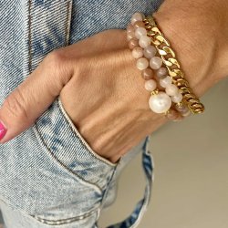 FRIIHOF+SIIG - GULDBELAGT ARMBND