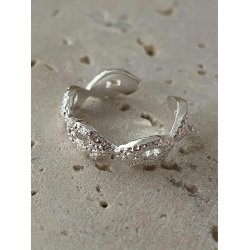 FRIIHOF+SIIG - BALI - RHODIUM (S�LVLOOK) JUSTERBAR FINGERRING