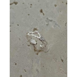 FRIIHOF+SIIG - RHODIUM (S�LVLOOK) FINGERRING - JUSTERBAR