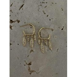 FRIIHOF+SIIG - MICHELLE (LILLE) - GULDBELAGTE �RERINGE