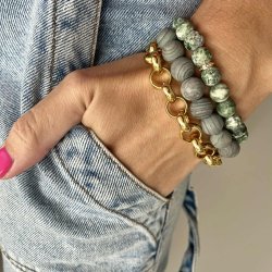 FRIIHOF+SIIG - ZOYA - GULDBELAGT ARMBND