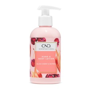 CND - HNDCREME - BLACK CHERRY & NUTMEG - SCENTSATIONS - 245 ML.