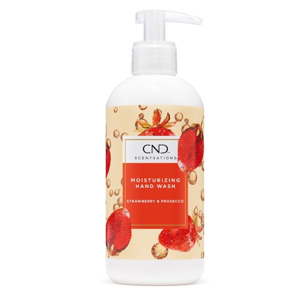 CND - HNDSBE - STRAWBERRY &amp; PROSECCO - WASH - SCENTSATIONS - 390 ML.