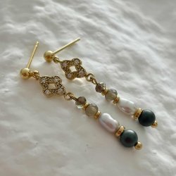 FRIIHOF+SIIG - CARINA - GULDBELAGTE RESTIKKER 