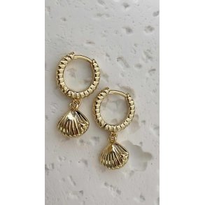 FRIIHOF+SIIG - SHELL HOOPS - GULDBELAGTE RERINGE 
