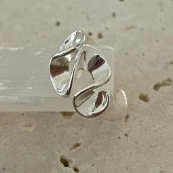 FRIIHOF+SIIG - MEGAN - RHODIUM (SLVLOOK) JUSTERBAR FINGERRING 