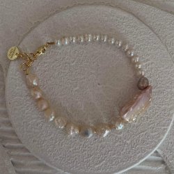 FRIIHOF+SIIG - RAW PEARL ARMBND 