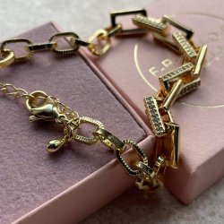 FRIIHOF+SIIG - HANNAH - GULDBELAGT ARMBND 