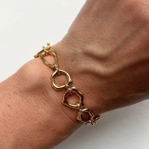 FRIIHOF+SIIG - MIA - GULDBELAGT ARMB�ND 