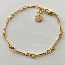 FRIIHOF+SIIG - GULDBELAGT ARMBND 