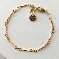 FRIIHOF+SIIG - GULDBELAGT ARMBND 