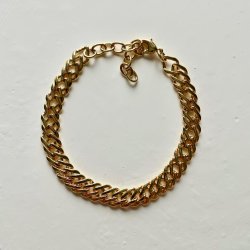 FRIIHOF+SIIG - GULDBELAGT ARMBND 