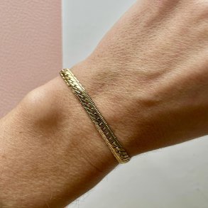 FRIIHOF+SIIG - GULDBELAGT ARMBND