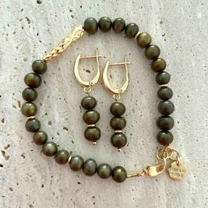 FRIIHOF+SIIG - GULDBELAGT SMYKKEST - ARMBND OG RERINGE