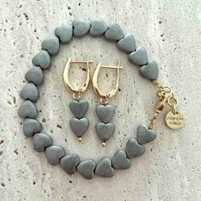 FRIIHOF+SIIG - GULDBELAGT SMYKKEST - ARMBND OG RERINGE