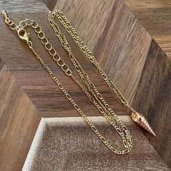 FRIIHOF+SIIG - GULDBELAGT HALSKDE 