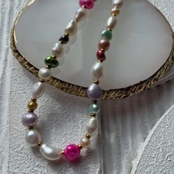 FRIIHOF+SIIG - MULTI PEARL HALSKDE 