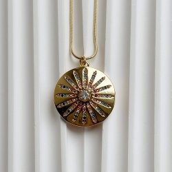 FRIIHOF+SIIG - LEA - GULDBELAGT HALSKDE 