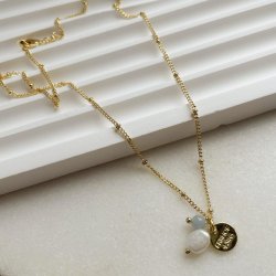 FRIIHOF+SIIG - GULDBELAGT HALSKDE 