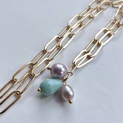 FRIIHOF+SIIG - GULDBELAGT HALSKDE 