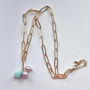 FRIIHOF+SIIG - GULDBELAGT HALSKDE 