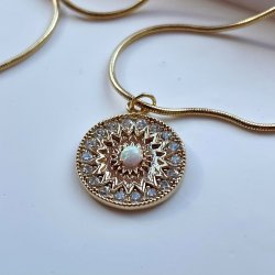 FRIIHOF+SIIG - GULDBELAGT HALSKDE 