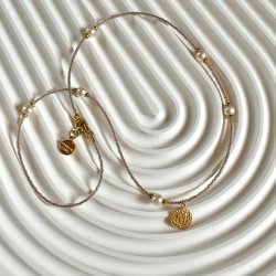 FRIIHOF+SIIG - COIN - GULDBELAGT HALSKDE 