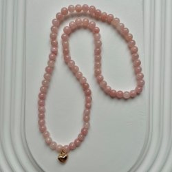 FRIIHOF+SIIG - HALSKDE - GULDBELAGT HJERTE 