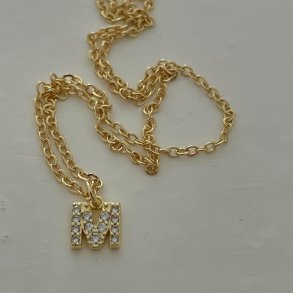 FRIIHOF+SIIG - M - GULDBELAGT HALSKDE 