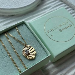 FRIIHOF+SIIG - GULDBELAGT HALSKDE 