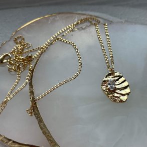 FRIIHOF+SIIG - GULDBELAGT HALSKDE 