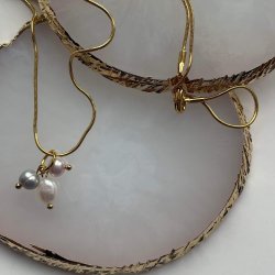 FRIIHOF+SIIG - GULDBELAGT HALSKDE 