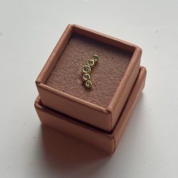 FRIIHOF+SIIG - ONE PIECE - GULDBELAGT RESTIK 