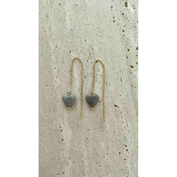 FRIIHOF+SIIG - HEART - GULDBELAGTE RERINGE